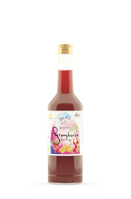 Jus de gingembre - Framboise & Bissap